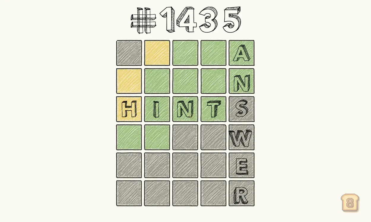 Today’s Wordle Hints, Answer for #1435 on May 24, 2025