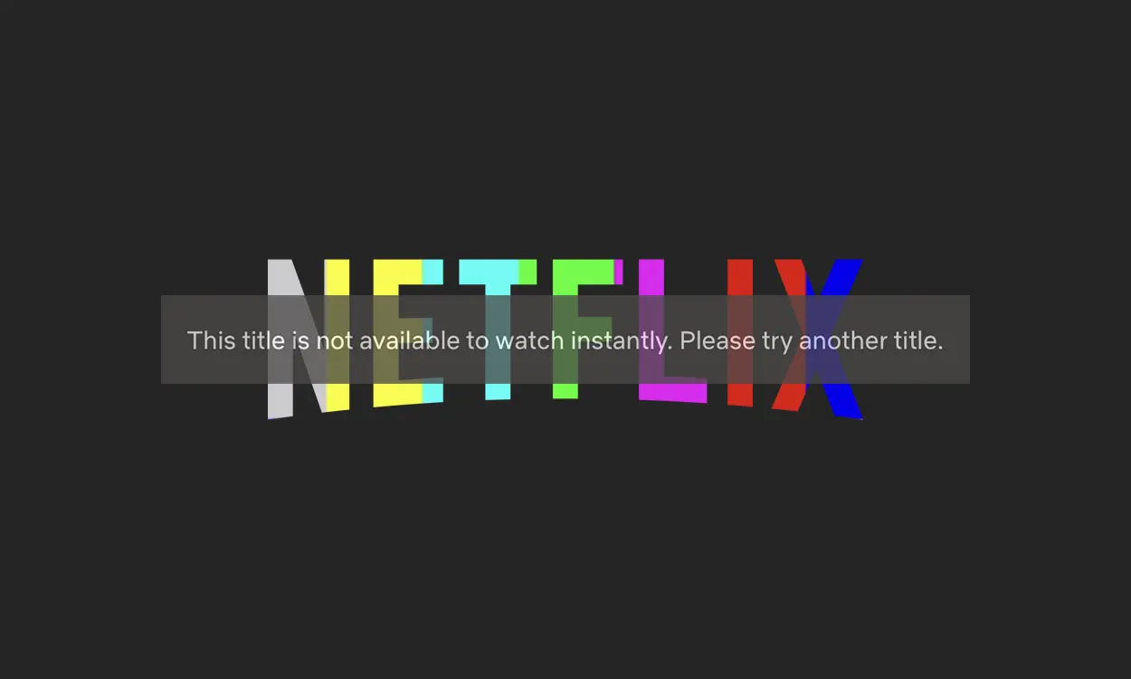 Netflix “Title Not Available to Watch Instantly” Fixed!