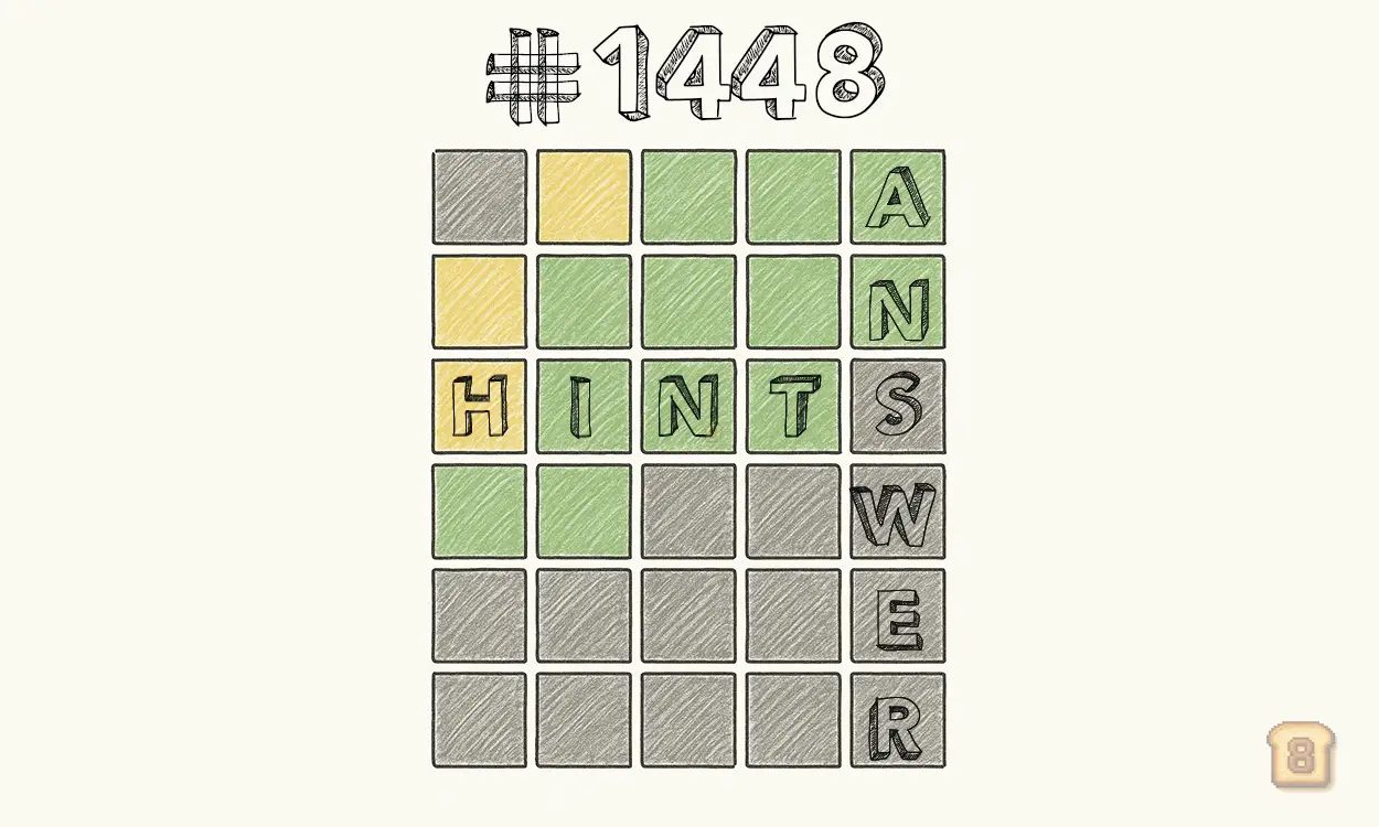 Today’s Wordle Hints, Answer for #1448 on June 6, 2025