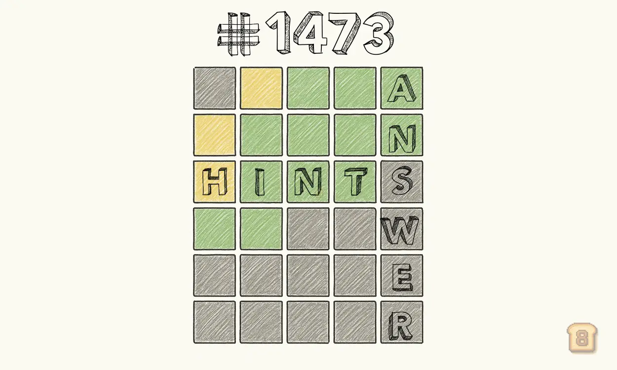 Today’s Wordle Hints, Answer for #1473 on July 1, 2025