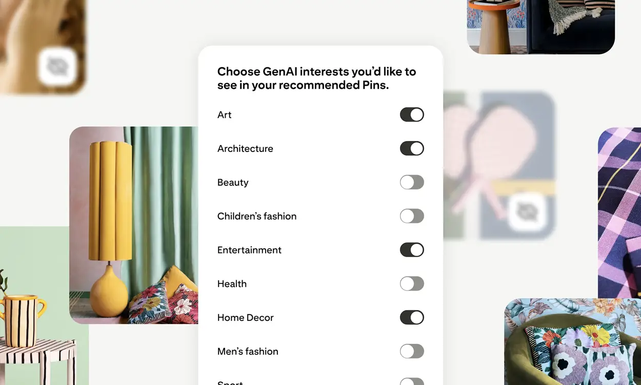 Pinterest Wants to Let You Reduce AI Slop in Your Feed