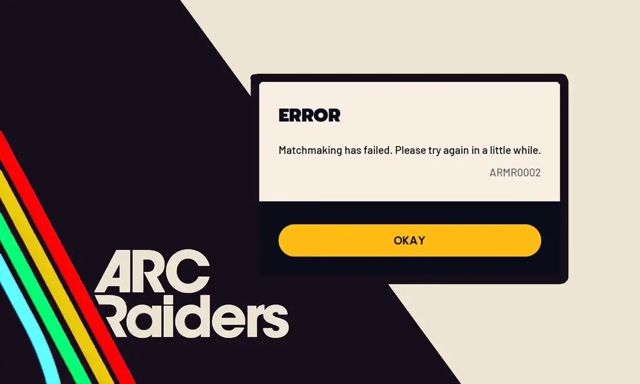 How to Fix Arc Raiders ARMR0002 Error